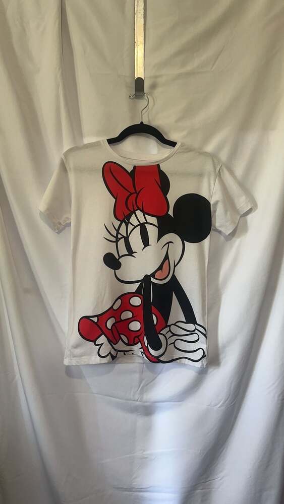 Disney Minnie Mouse Girls White T-Shirt